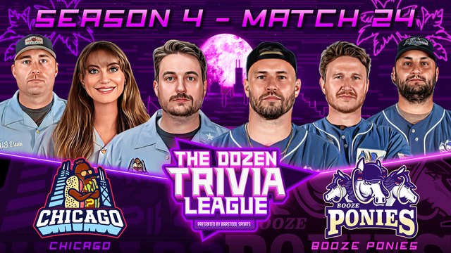 Chicago vs. Booze Ponies | Match 24, Season 4 - The Dozen Trivia League