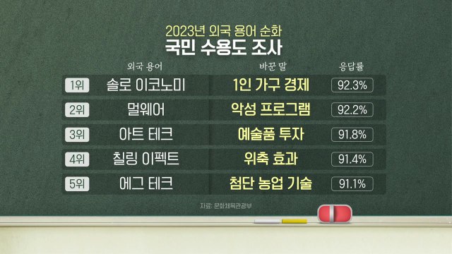 지난해 가장 잘 바꾼 외국 용어 1위 '1인 가구 경제' [앵커리포트] / YTN