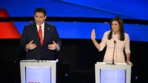 Haley v DeSantis: Top moments from first head-to-head debate