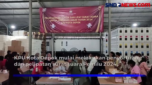 KPU Depok Libatkan 300 Petugas Sortir Lipat Surat Suara Pemilu 2024, Segini Honornya