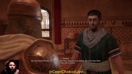 Basim Talk To Ahmed Ancient About Secret Order Cinematic + Commentry Urdu Gameplay 4k Live Streaming