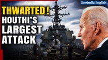 Houthi Forced to Retreat as US, UK Repel 'Largest Attack' in Red Sea| Oneindia News