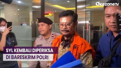 Lengkapi Berkas Perkara Firli, SYL Tiba di Bareskrim Guna Jalani Pemeriksaan