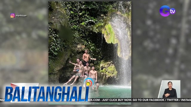 GOT7 member na si Mark Tuan, bumisita sa Daranak Falls | BT