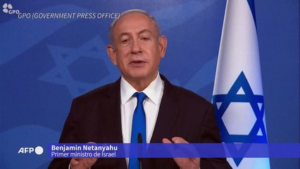 Netanyahu: Israel "no tiene intención de ocupar permanentemente Gaza"