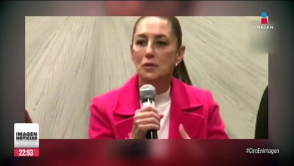 Sheinbaum dice que es falso que se pidiera dinero de Notimex para la campaña