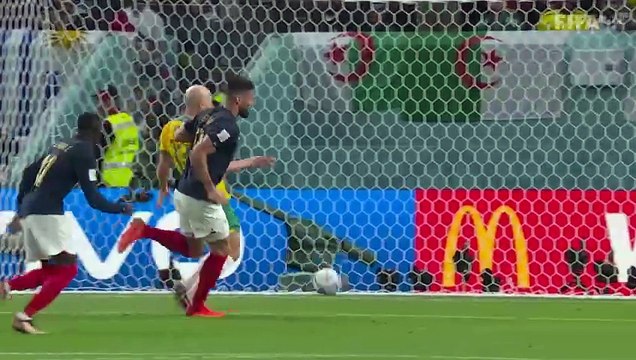 Giroud equals Henry's record France v Australia highlights FIFA World Cup Qatar 2022