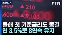 기준금리 '연 3.5%' 8연속 동결...