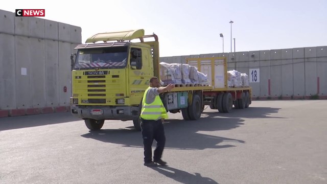 Gaza : arrivée des convois humanitaires