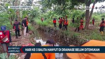 Hari Ketiga Balita Korban Hanyut Drainase belum Ditemukan