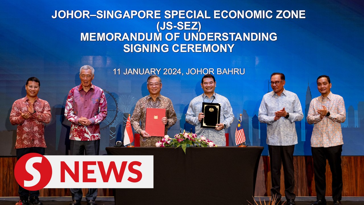 PMs Anwar, Lee witness completion of RTS Link connection between Malaysia and Singapore