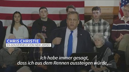 US-Vorwahlen: Trump-Kritiker Christie steigt aus