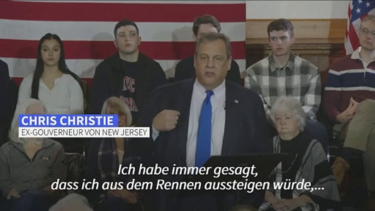 US-Vorwahlen: Trump-Kritiker Christie steigt aus