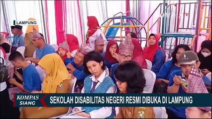 Скачать видео: Pemkot Lampung Resmikan Sekolah Disabilitas hingga Melihat Wisata Krakatau Park  CERNUS LAMPUNG