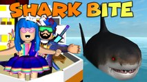  KORKUNÇ KÖPEK BALIĞI GEMİMİZE SALDIRDI | Roblox Shark Bite  | @BUSEDUYGU @HanKanaL @gitocan