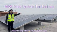 2mw solar power system for factory