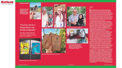 #OutlookMagazine Anniversary Issue | I let my art be a testament to my political identity