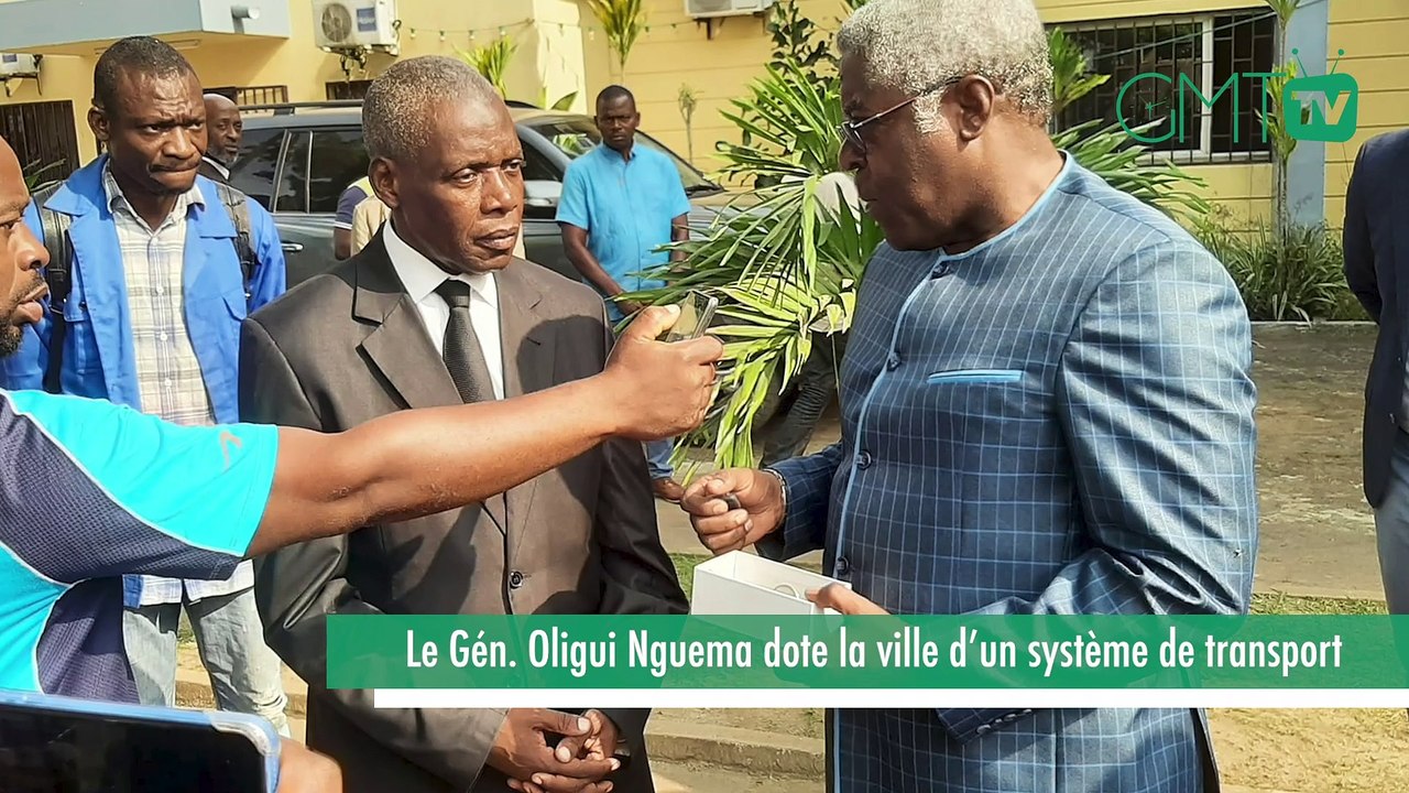 Oyem - le Gén. Oligui Nguema dote la ville d’un système de transport urbain