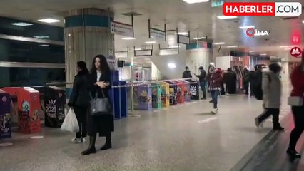 Yenikapı Metro'da şahıs intihar etti
