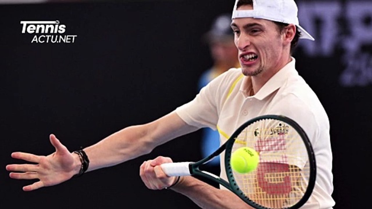 Open d'Australie 2024 - Ugo Humbert : "Ça a été dur, je suis resté quatre, cinq jours au lit, je ne pouvais vraiment pas bouger"