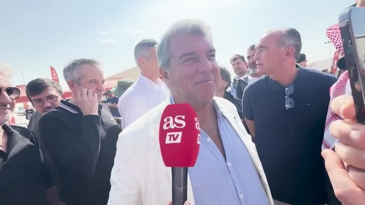Joan Laporta para el Diario AS desde el Dakar: ¿El Barça participando?