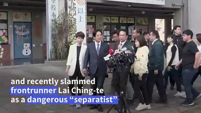 Taiwan votes in key election in face of Chinese threats
