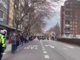 Moteros y moteras 'a dos ruedas' en Valladolid por el Desfile de Banderas de Pingüinos 2024