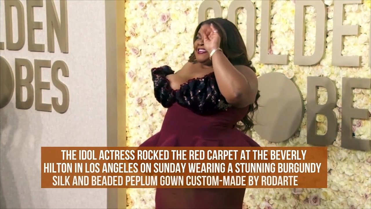NEWS OF THE WEEK: Da'Vine Joy Randolph calls Golden Globes dress 'a dream come true'