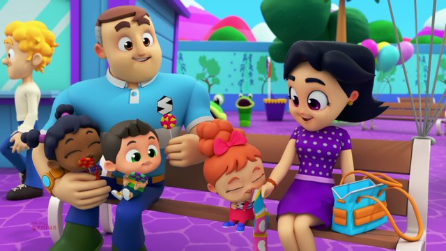 Five Little Babies Going To Zoo, Animal Cartoon & Babies Song