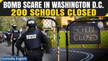 Tải video: US: Bomb Scare in Schools in Washington D.C. | More Than 200 Schools Under Lockdown  | Oneindia News