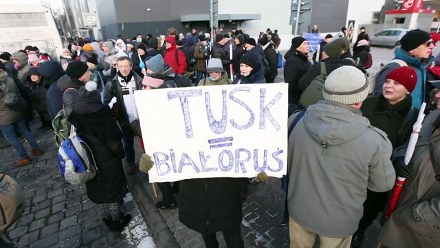 Protest Wolnych Polaków wyjazd