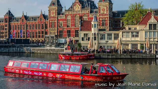 AMSTERDAM ❤️ Hop On Hop Off bus et bateau ❤️ bus and boat