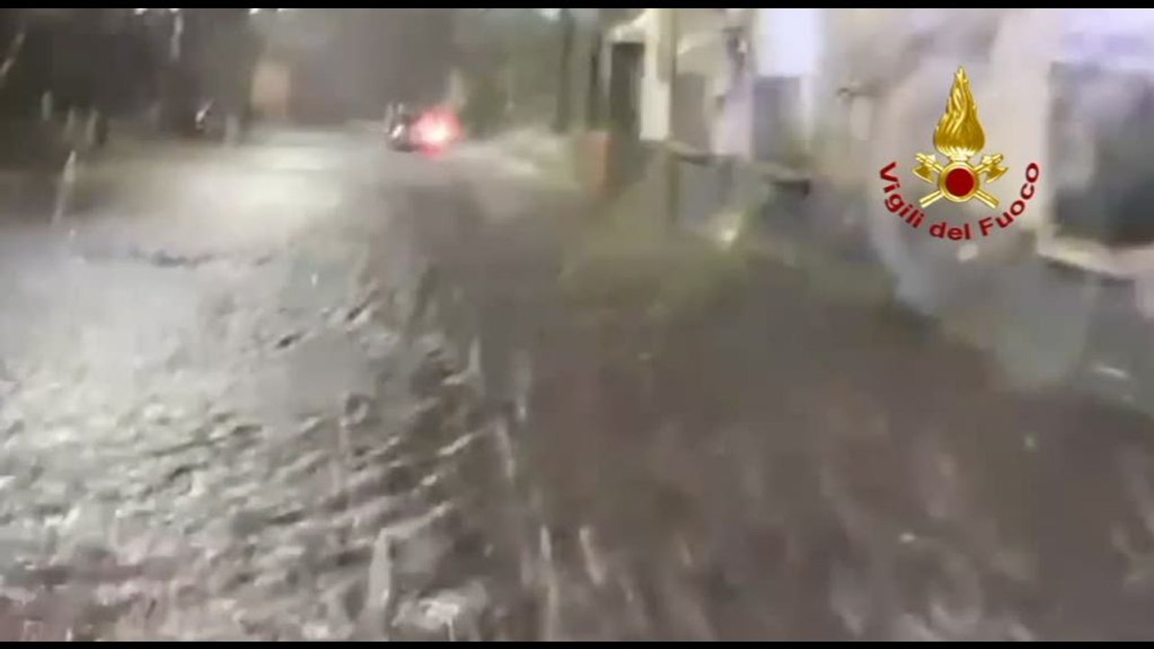 Maltempo in Sicilia, allagamenti e disagi nel catanese