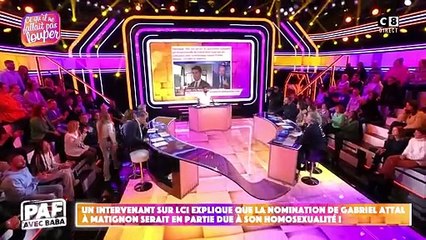 Enorme dérapage de Polska sur Gabriel Attal dans TPMP