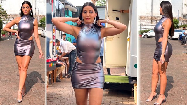 Nora Fatehi's Jaw-Dropping Sizzling Silver Look At Dance+ Set