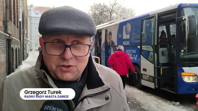 Dziennik Zachodni / Zabrze transport na demonstrację w Warszawie / Andrzej Kornaś