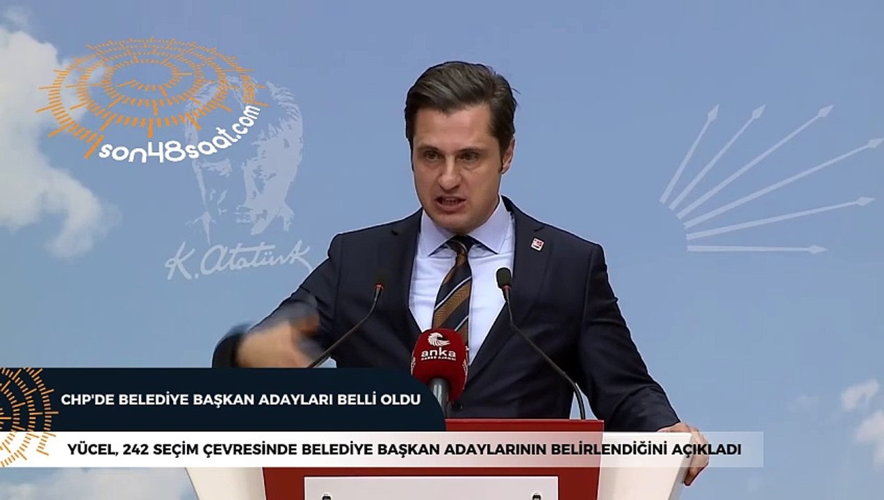 CHP'de belediye başkan adayları belli oldu