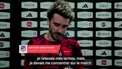Supercoupe d'Espagne - Griezmann : "Un mélange de plusieurs émotions"