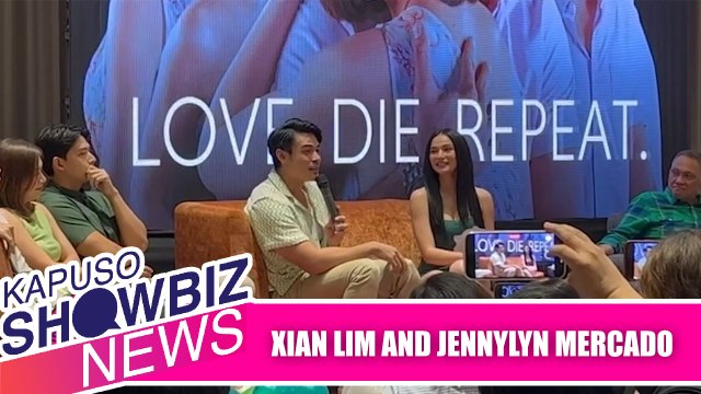 Kapuso Showbiz News: Jennylyn Mercado at Xian Lim, paulit-ulit kinunan ang mga eksena sa 'Love. Die. Repeat.'