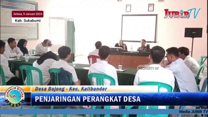 Desa Bojong - Kalibunder Gelar Penjaringan Perangkat Desa, Paska 8 Perangkat Desa Undurkan Diri