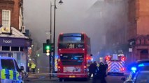 Double-decker bus burst into flames during morning rush hour in Wimbledon