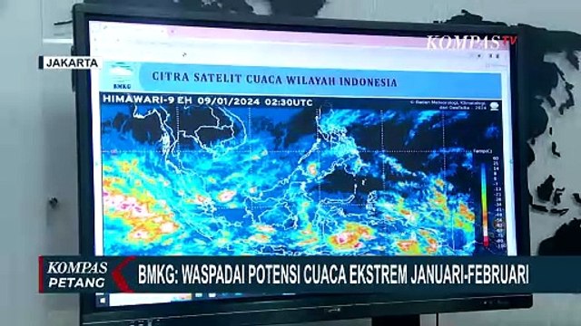 Masuk Puncak Musim Hujan, BMKG Peringatkan Potensi Bencana saat Cuaca Ekstrem Januari-Februari
