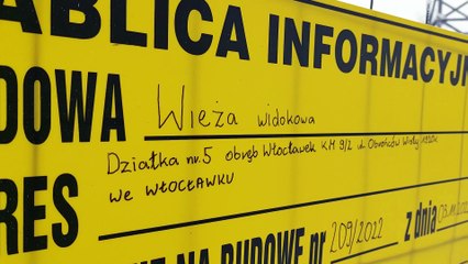 Budowa wieży widokowej na Zawiślu we Włocławku
