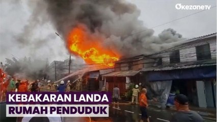 Kebakaran Landa Rumah Warga di Setiabudi, Jakarta Selatan