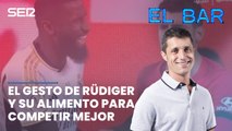 El pellizco de Rüdiger a Morata: 