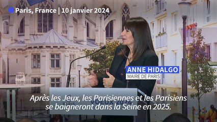 Paris: Hidalgo annonce des baignades dans la Seine dès 2025