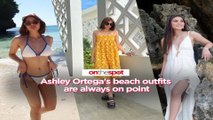 On the Spot: Ashley Ortega's beach outfits are always on point