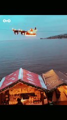 Watch This Amazing Video of a Flying Santa Claus  #shortsvideo
