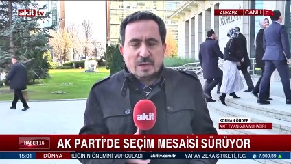 AK Parti'de seçim mesaisi sürüyor