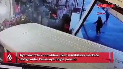 Minibüs markete daldı! 5'i ağır 6 öğrenci yaralandı